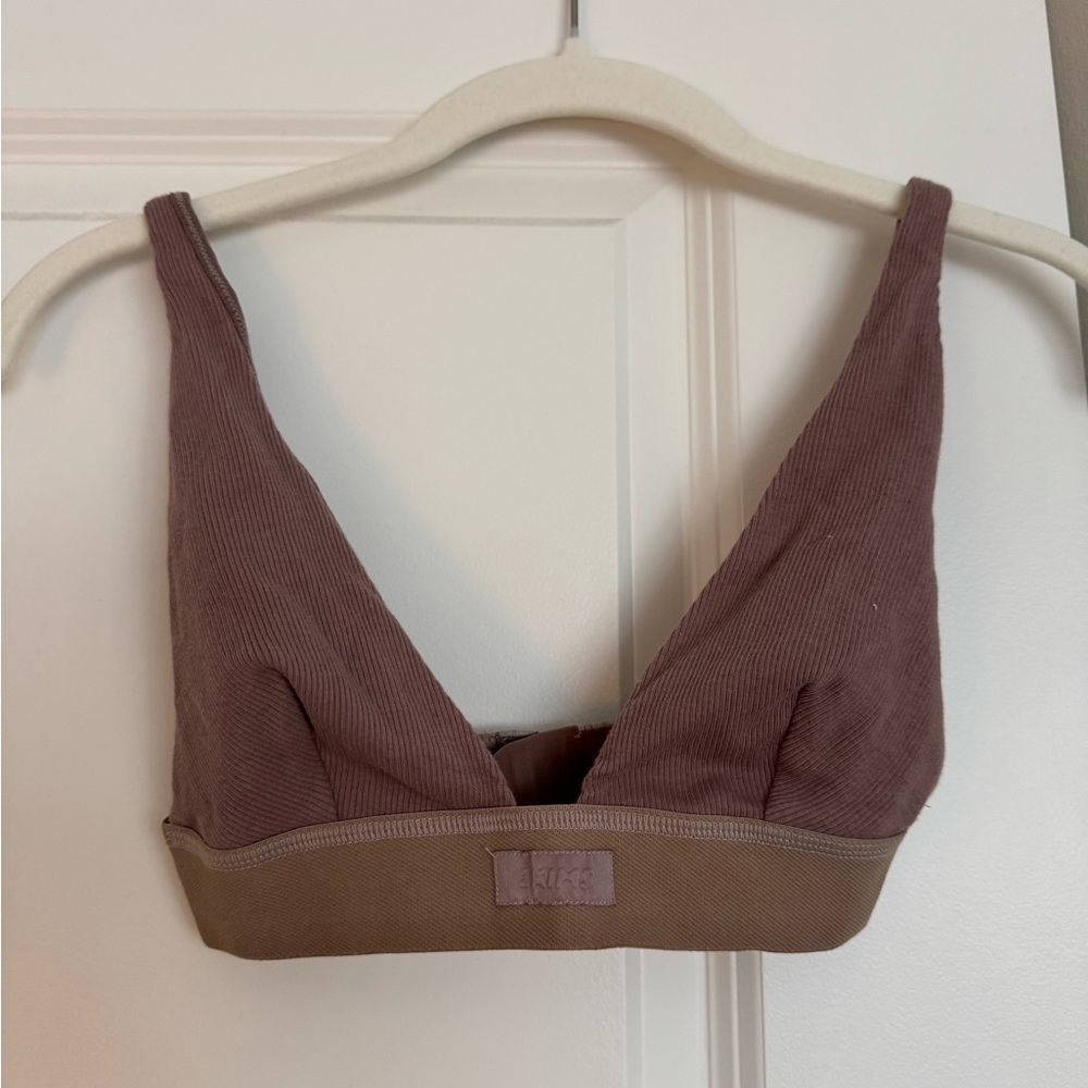 Skins mocha Brown Bra with Adjustable Straps